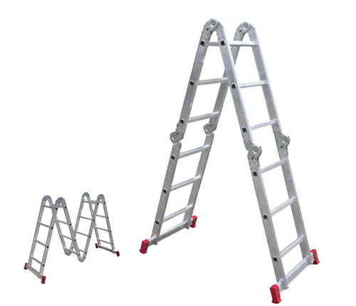 Escada Articulada 3x4 Com 12 Degraus De Alumínio